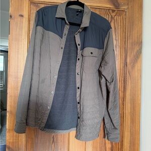 Kuhl Men's Black and Brown Shirt Jacket